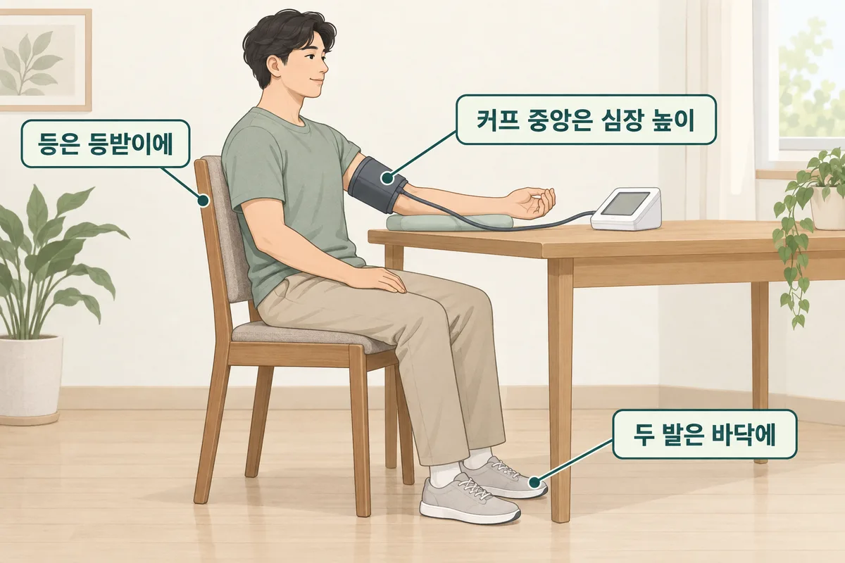 혈압, 집에서 제대로 재는 법 — 가정혈압 가이드
